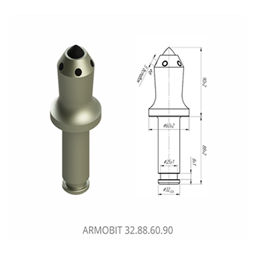 掘進(jìn)機(jī)截齒ARMOBIT 32.88.60.90