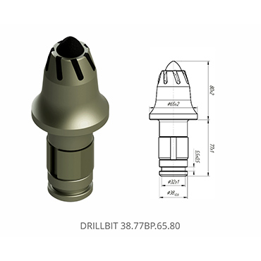 截齒DRILLBIT38.77BP.65.80