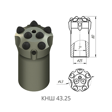 采煤機(jī)截齒KNSH 43.25