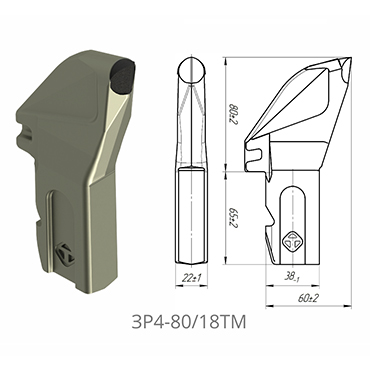 旋挖機截齒3P4-80-18TM