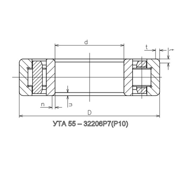 軸承UTA 55-32206R7（R10）