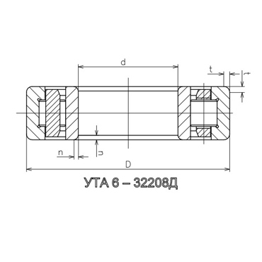 軸承UTA 6-32208D
