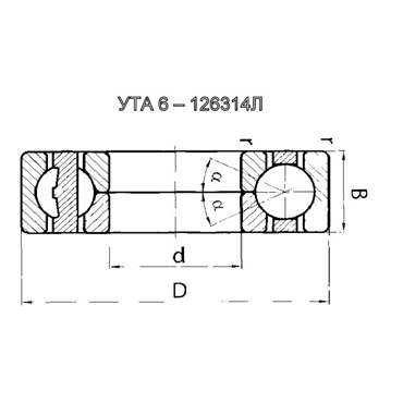 軸承UTA 6-126314L